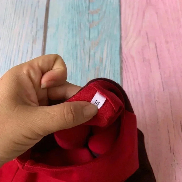 Double color trussardi jr patty dress size 14 - Picture 8 of 10